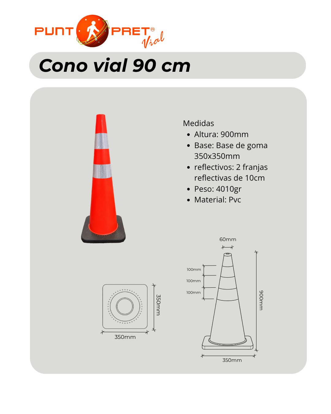 Cono vial 90 - Imagen 2