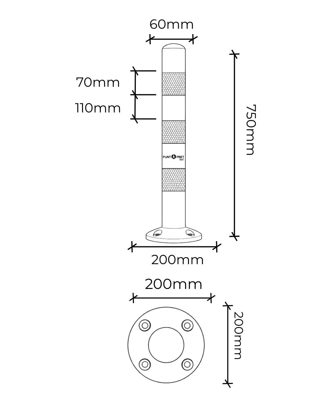 Delineador 75cm - Imagen 4